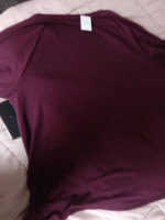 Long Sleeve Athletic Burgundy Top by Cato BRAND.