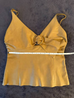 PRADA Leather tank top