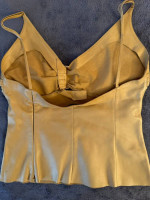 PRADA Leather tank top