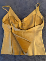 PRADA Leather tank top