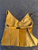 PRADA Leather tank top