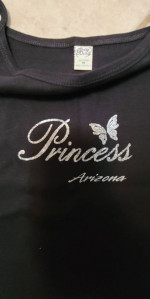 Tali Top "Princess" Arizona sign