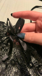 Sexy silk shorts wth lace top