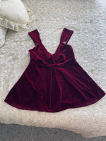 Satin Top Size. New, medium.