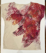 Calvin Klein Jeans Women’s P/S Sleeveless Top w/Abstract Flower Print