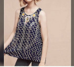 Anthropologie Saffron Swing Tank Top by Moulinette Soeurs - Size Large