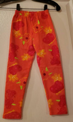 Girl’s Marese 2-pc (France) Pants/Top Floral Red/Orange/Yellow – Sz 6