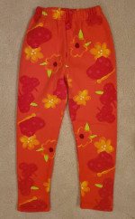 Girl’s Marese 2-pc (France) Pants/Top Floral Red/Orange/Yellow – Sz 6