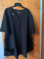 Scrubs Top Black 5X