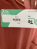 Coral Sleeveless Top with Front Pocket, New with Tags