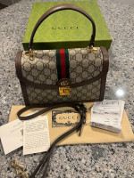 Gucci Ophidia GG Small Top Handle Bag