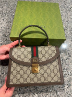 Gucci Ophidia GG Small Top Handle Bag