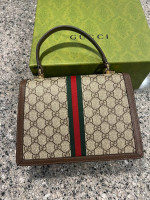 Gucci Ophidia GG Small Top Handle Bag