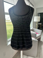 Black Express Sparkly Tank Top