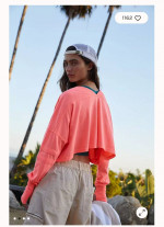 New Free People Cropped top size large