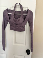 Womens active crop top XS