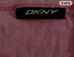 ***PREOWNED LADIES SEXY FOOTBALL DKNY TEE