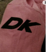 ***PREOWNED LADIES SEXY FOOTBALL DKNY TEE
