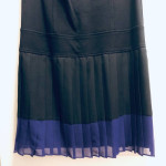 Ladies XS drop waist pleated dress