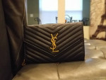 🌟 Rare Find! Yves Saint Laurent (YSL) Paris N Quilted Leather Shoulde