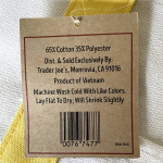 Trader Joe's Mini Tote Bag Yellow New w/ Tags Limited Edition 💛