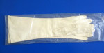 Antique Wedding Bridal Gloves Kid Leather Ivory Full Length 1950s XS