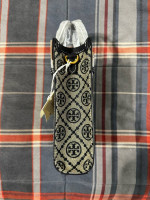 “BRAND-NEW AUTHENTIC” TORY BURCH Mini T Monogram Tote Bag Color: Navy Blue