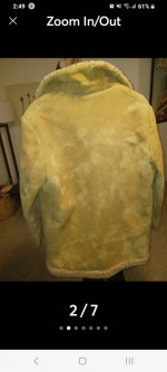Vintage suede coat M