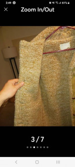 Vintage suede coat M