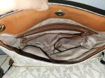 Michael Kors Vanilla/Brown Signature Coated Canvas Tote Bag