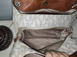 Michael Kors Vanilla/Brown Signature Coated Canvas Tote Bag