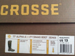 NEW IN BOX - LACROSSE Alpha Agility Snake Boot - Sz 13 - Mossy Oak Obs