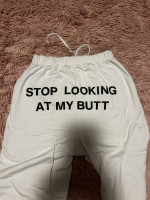 Cute white cotton pants