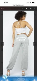 Cute white cotton pants