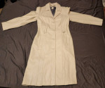 Wilson's Genuine Leather White, Button Down, Dress Coat Size M