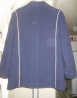 Coat. Womens. Wool Navy Blue. Medium.