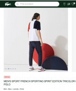 RARE NWT LACOSTE MEN’S FRANCE🇫🇷 2024 PARIS OLYMPIC POLO SHIRT