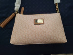 Calvin Klein Monogram Zip Crossbody Bag