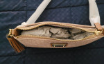 Calvin Klein Monogram Zip Crossbody Bag