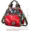 Womens Nylon Crossbody Bag Fashion Flower Printing Shoulder Purse