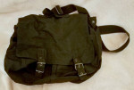 BLACK GUSSETED INDESTRUCTIBLE BAG - Medium-size, Excellent Condition