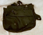 BLACK GUSSETED INDESTRUCTIBLE BAG - Medium-size, Excellent Condition