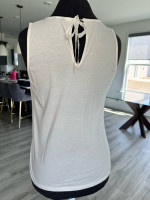 Ann Taylor Cream Dress Top