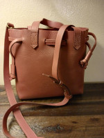 Madewell Pink Drawstring Transport