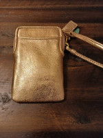 Coach Gold Phone Wristlet-New