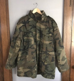 Military Camouflage M-65 Field Jacket with Removeable Thermal Lining