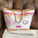 LOUIS VUITTON DAMIER AZUR SUMMER TRUNKS HAWAII NEO NEVERFULL MM