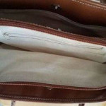 Multi Snap Zip Closure Crosshatch TexturedFauxLeatherShoulderLadiesBag
