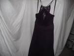ELEGANT PLUM / PURPLE GOWN by "BILL LEVKOFF"