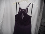 ELEGANT PLUM / PURPLE GOWN by "BILL LEVKOFF"